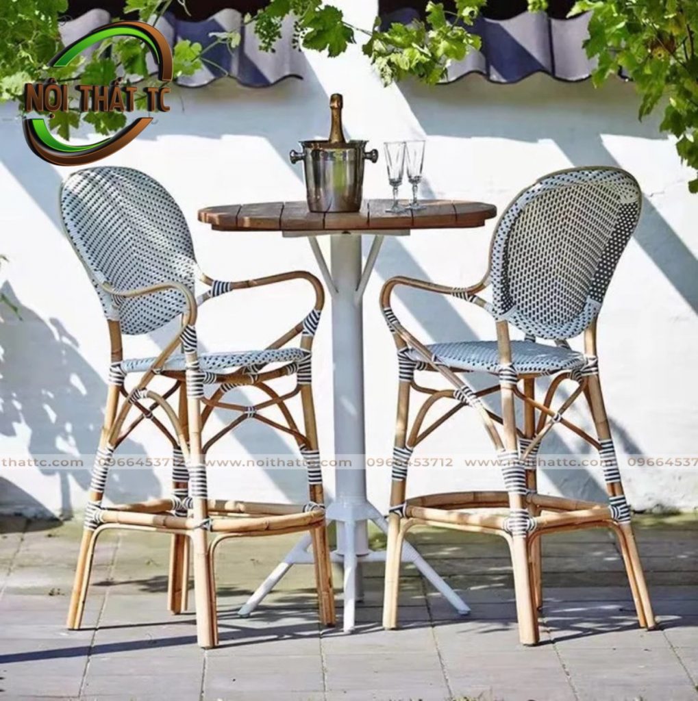 Ghe quay bar may nhua QB05 2