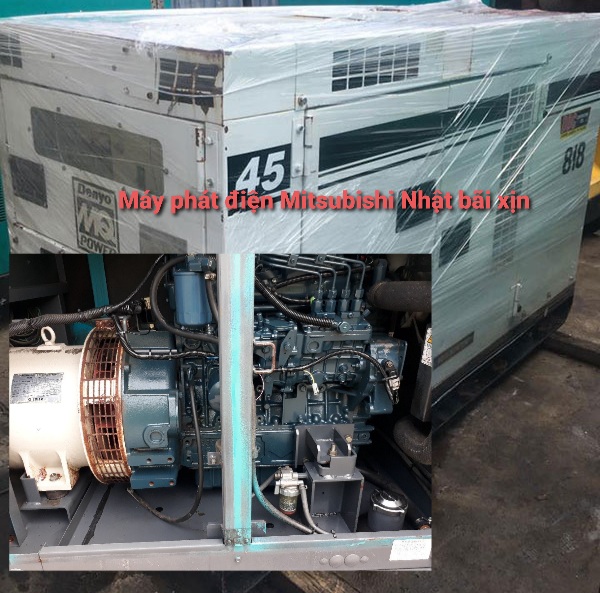 May phat dien mitsubishi cu 45kva nhat bai