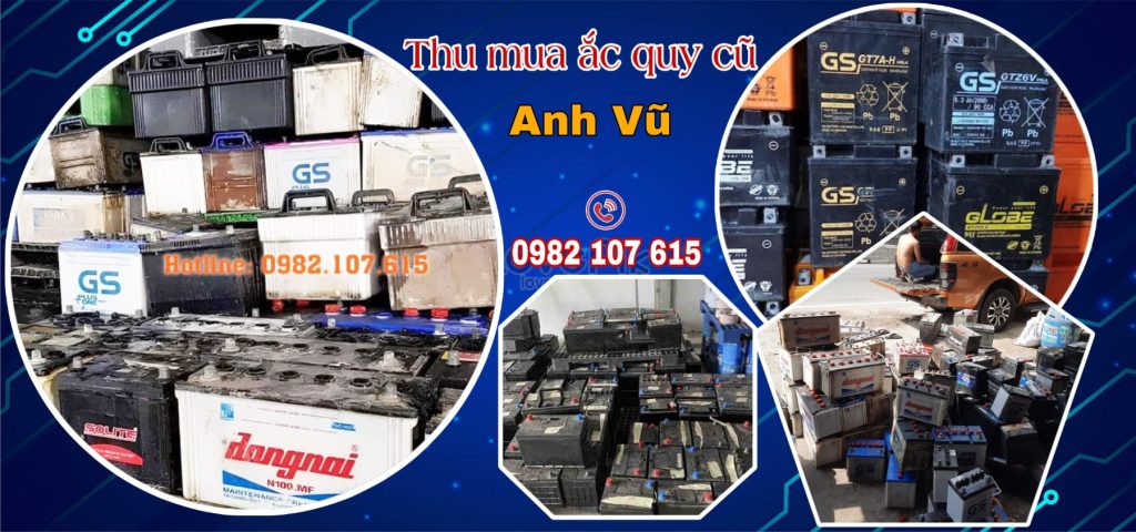 Thu mua bình ắc quy cũ Hà Nội giá cao.